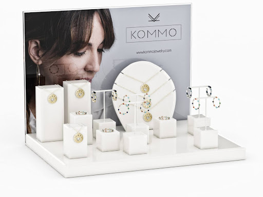 Diseño de display para Kommo Jewelry por Mayence