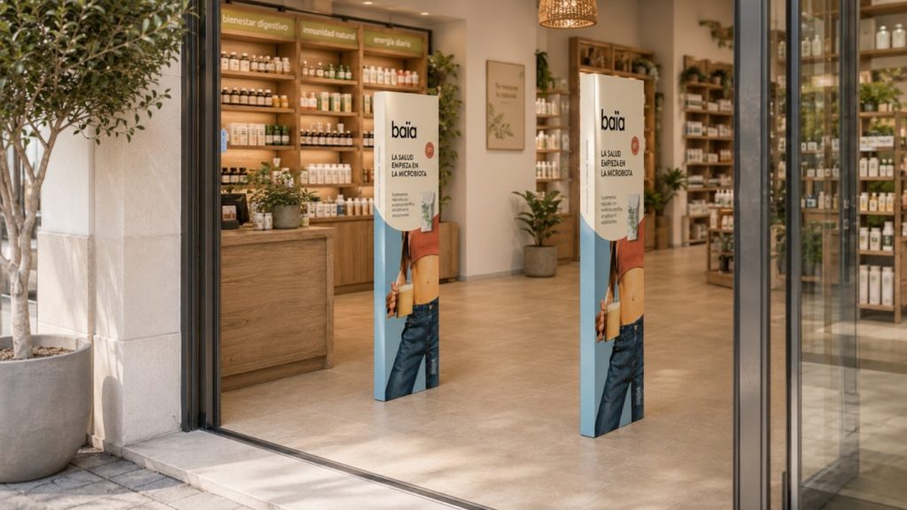 Campaña PLV Baïa Food en punto de venta