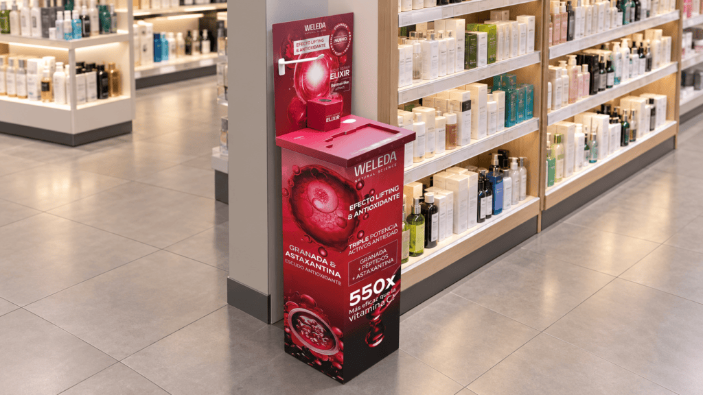 expositor-suelo-weleda-night-repair-elixir