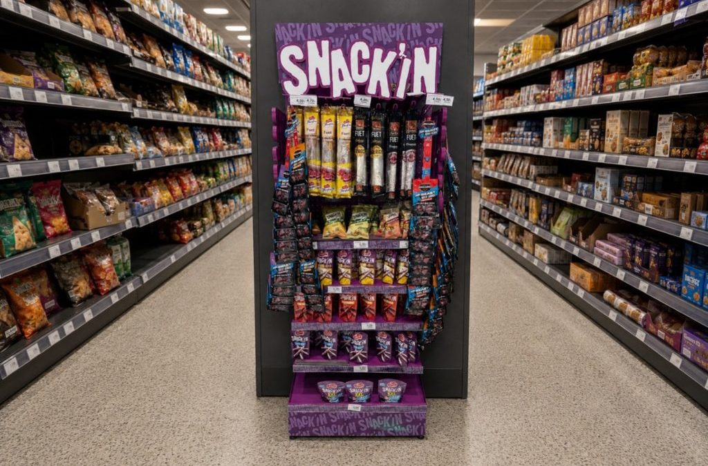 Expositor PLV permanente para Campofrío Snack’in