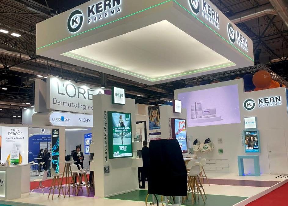 Stand para Kern Pharma en Infarma 2026: diseño, visibilidad y experiencia en feria