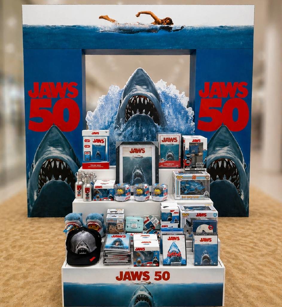 Activación retail para el 50 aniversario de Jaws: una implantación PLV de alto impacto