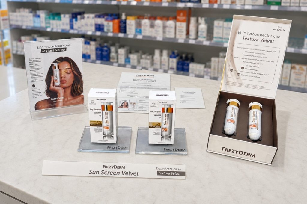 Kit PLV para Frezyderm: una campaña integral de visibilidad en farmacia