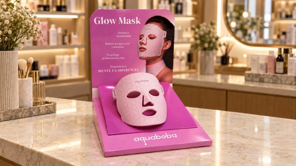 PLV para Aquabeba: tres displays para una campaña de visibilidad en cosmética